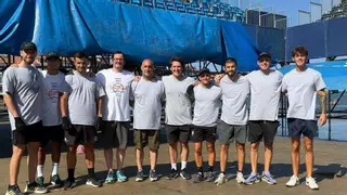 Luanco, orgulloso de su pista submarina: así se cuida la arena de La Ribera para que luzca en todo su esplendor
