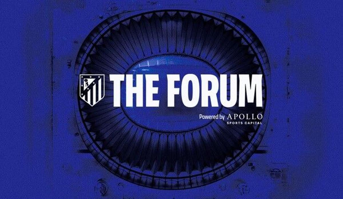 19/03/2026 Cartel del encuentro THE FORUM' en el Riyadh Air Metropolitano. DEPORTES ATLÉTICO DE MADRID
