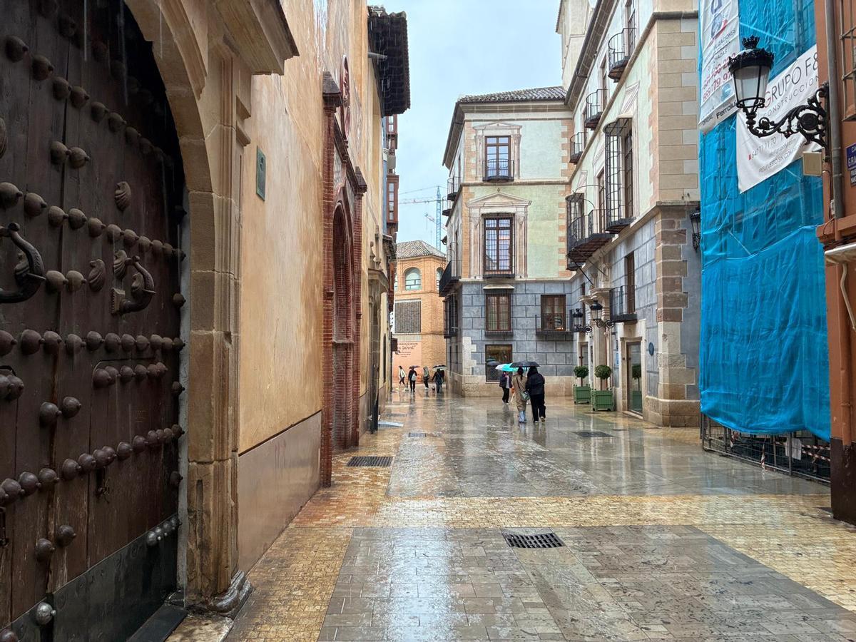 La lluvia seguirá en Málaga durante toda la semana.