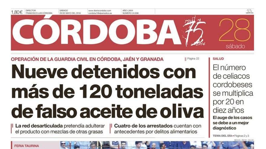 La portada de CÓRDOBA