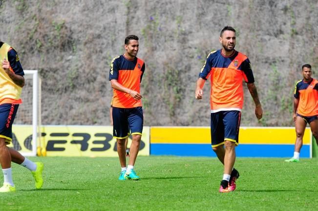 Entrenamienro de la UD Las Palmas previo a la ...