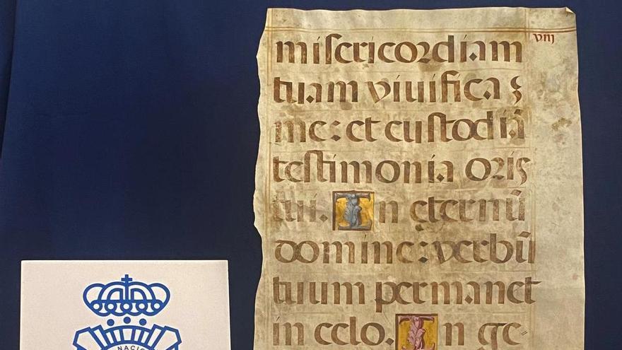 Hallan en Murcia un manuscrito musical del siglo XVI robado en el Monasterio de El Escorial