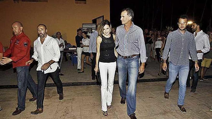 Ya siendo Reyes, en 2015, Felipe y Letizia asistieron por sorpresa al concierto de Jaime Anglada.