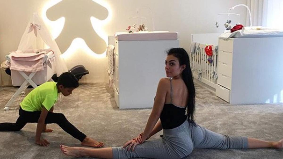 Georgina Rodríguez y el hijo de Cristiano