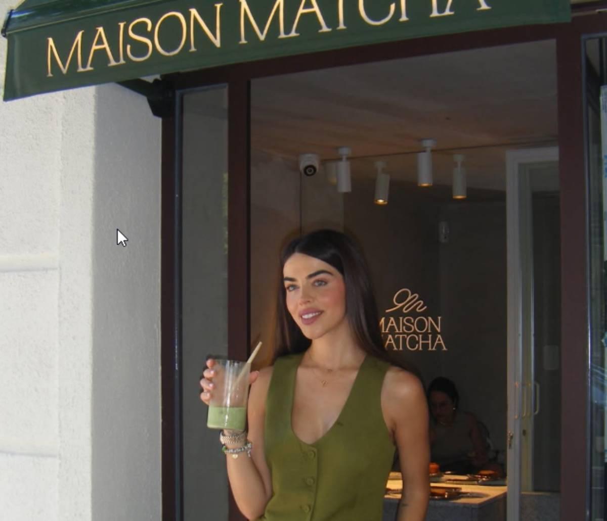 Violeta inauguró el primer local de 'Maison Matcha' en junio de 2024