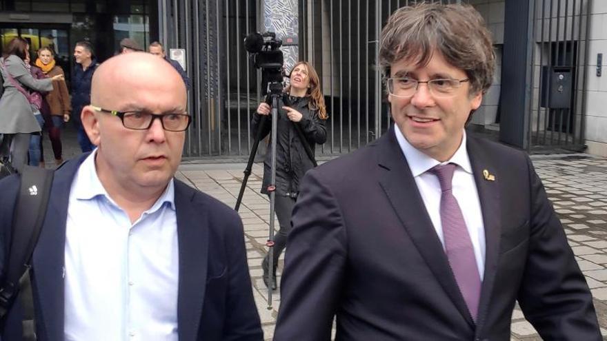 Gonzalo Boye, amb Carles Puigdemont