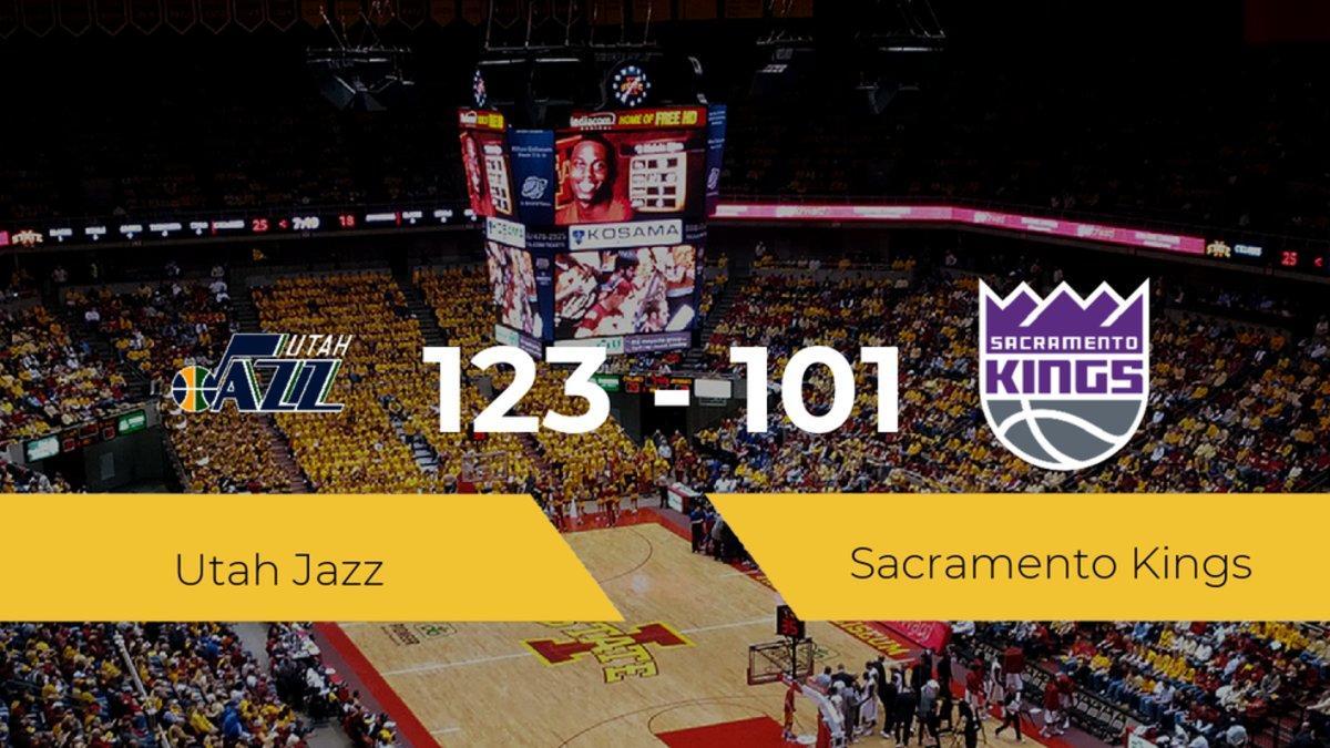 Utah Jazz derrota a Sacramento Kings por 123-101