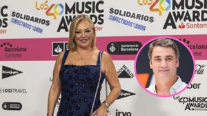 Belén Esteban en Los 40 Music Awards este pasado fin de semana y Jesulín de Ubrique en una imagen de archivo