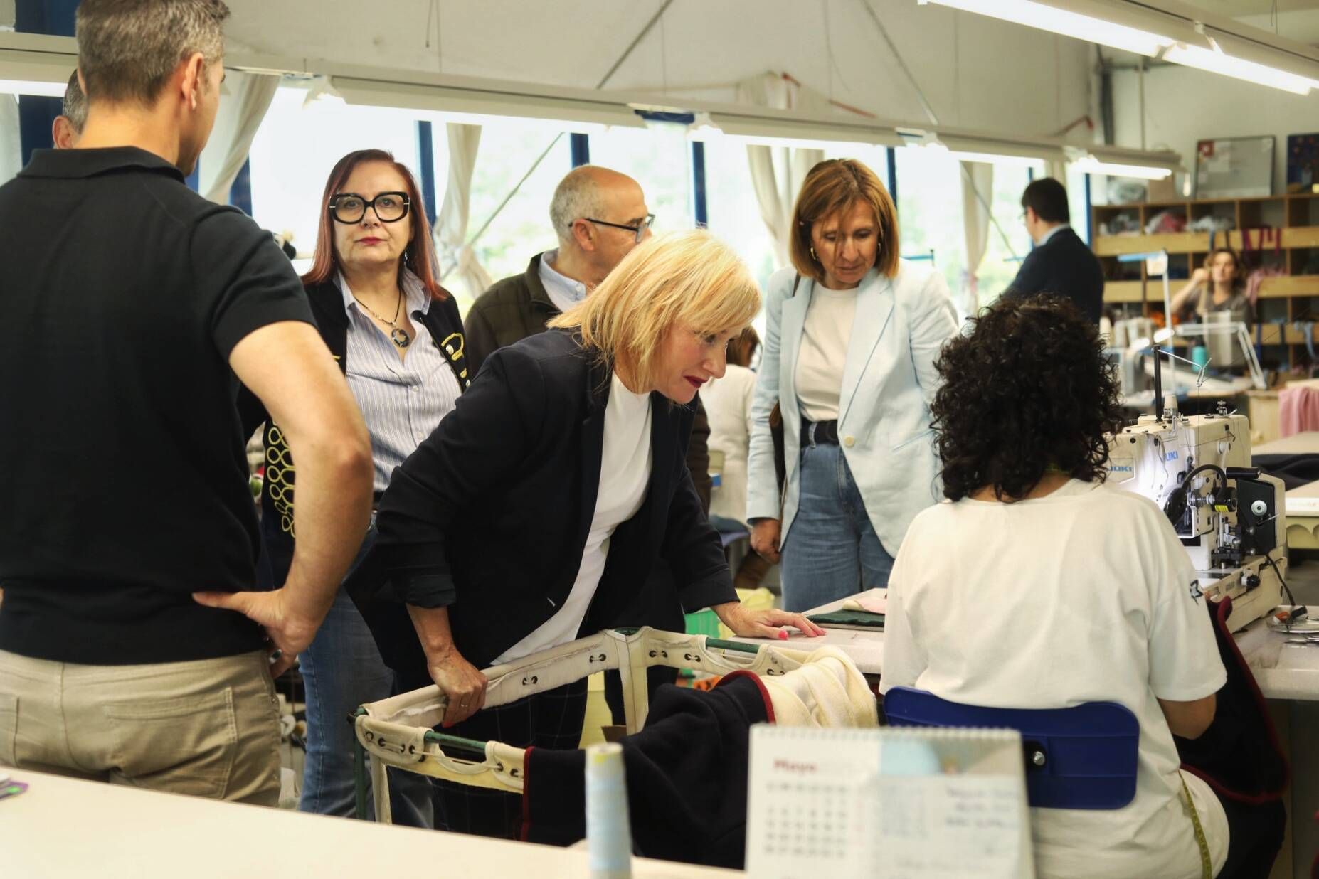 GALERÍA | Leticia García visita la empresa Marae en Coreses