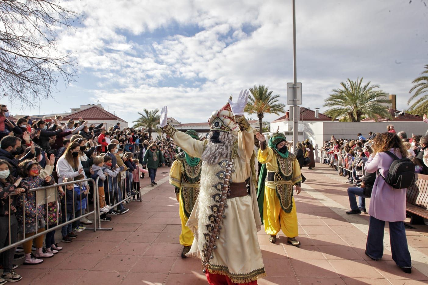 Llegada de los Reyes al puerto de Castelló