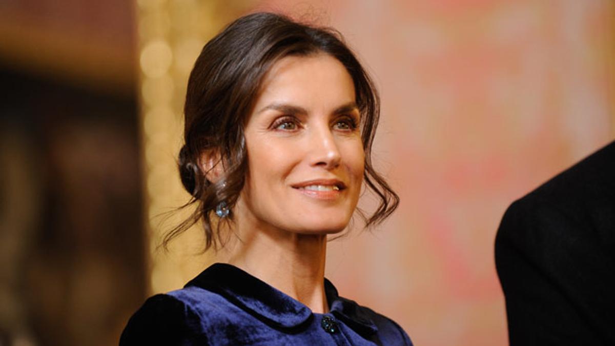 La reina Letizia, en la recepción del cuerpo diplomático en Madrid