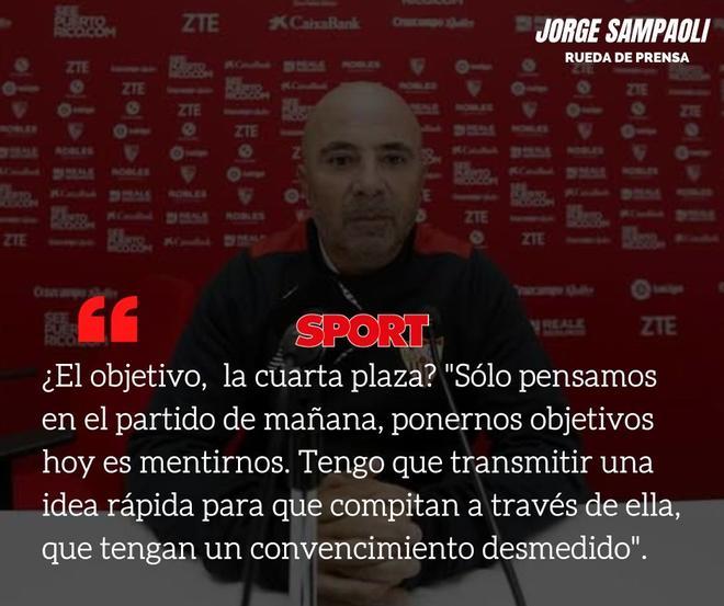 Las mejores frases de la presentación de Sampaoli