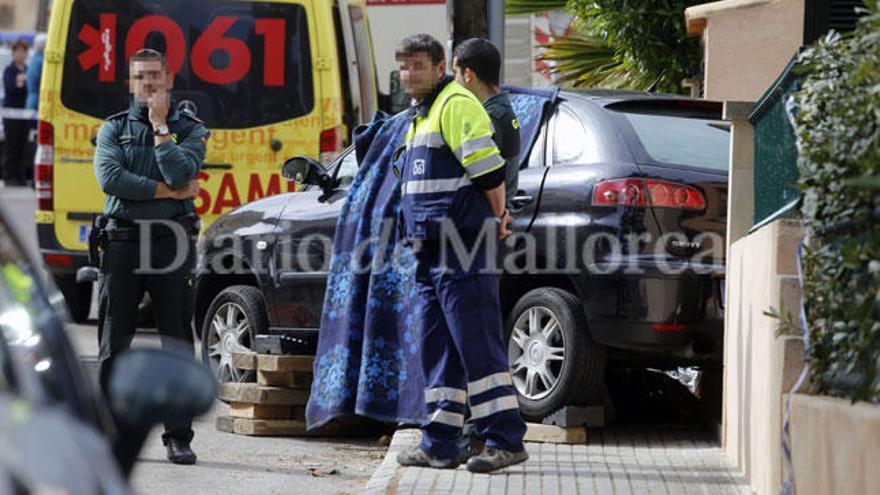 El accidente ha ocurrido en la calle Lluna de la Colònia de Sant Jordi.