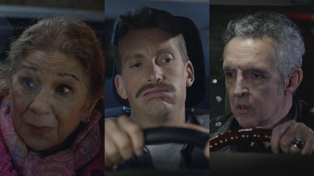 Lolita, Grison y Ramoncín en 'Atasco 3'
