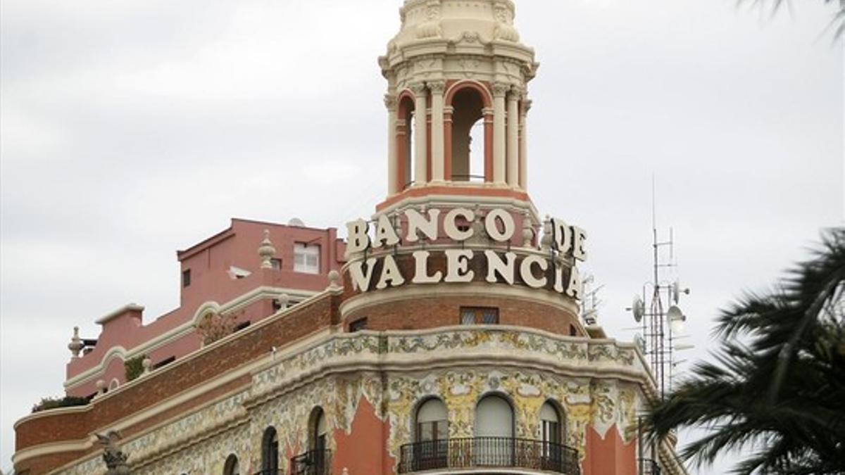Sede central del Banco de Valencia en la capital de la Comunidad Valenciana.