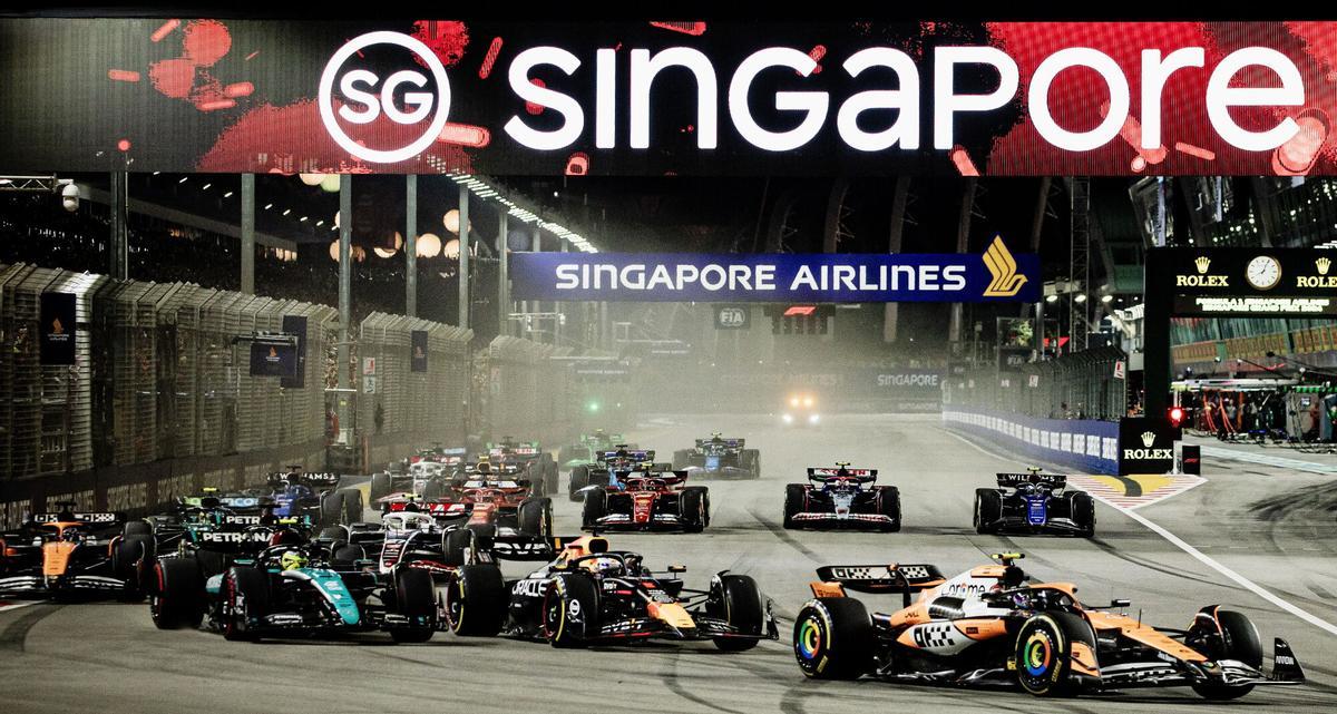 El GP de Singapur estará en alerta por altas temperaturas y por tormentas eléctricas