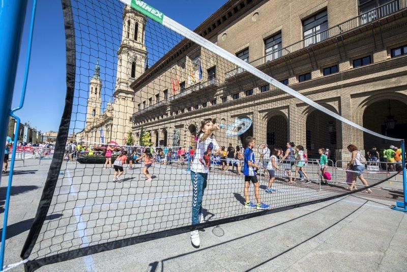 Día del Deporte en la Calle en la Plaza del Pilar de Zaragoza