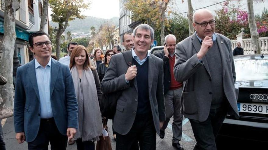 El presidente Clavijo visita Santa Brígida