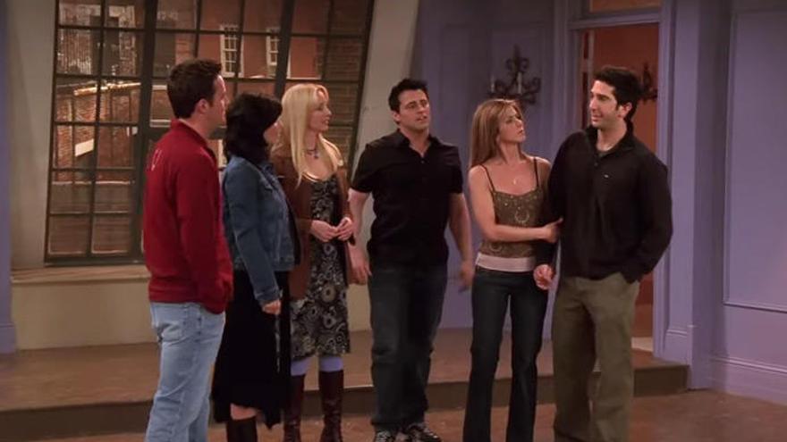 Fotograma de la escena final de &#039;Friends&#039;.