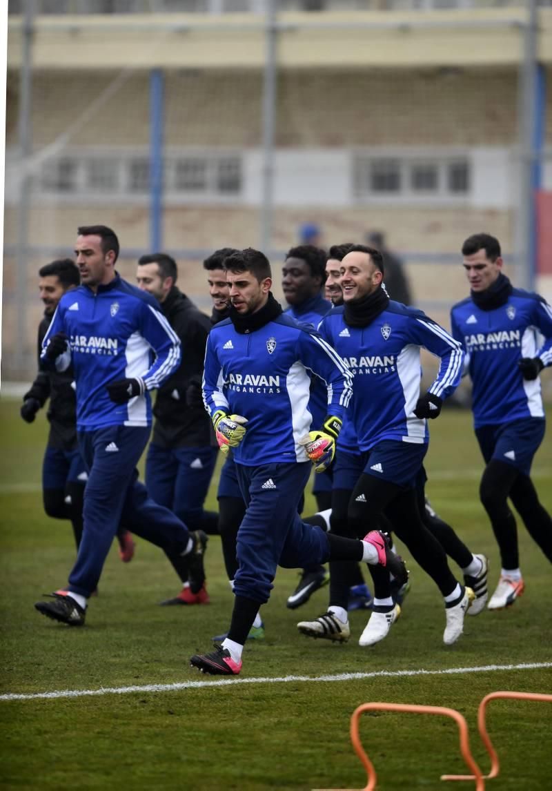 Primer entrenamiento tras parón navideño