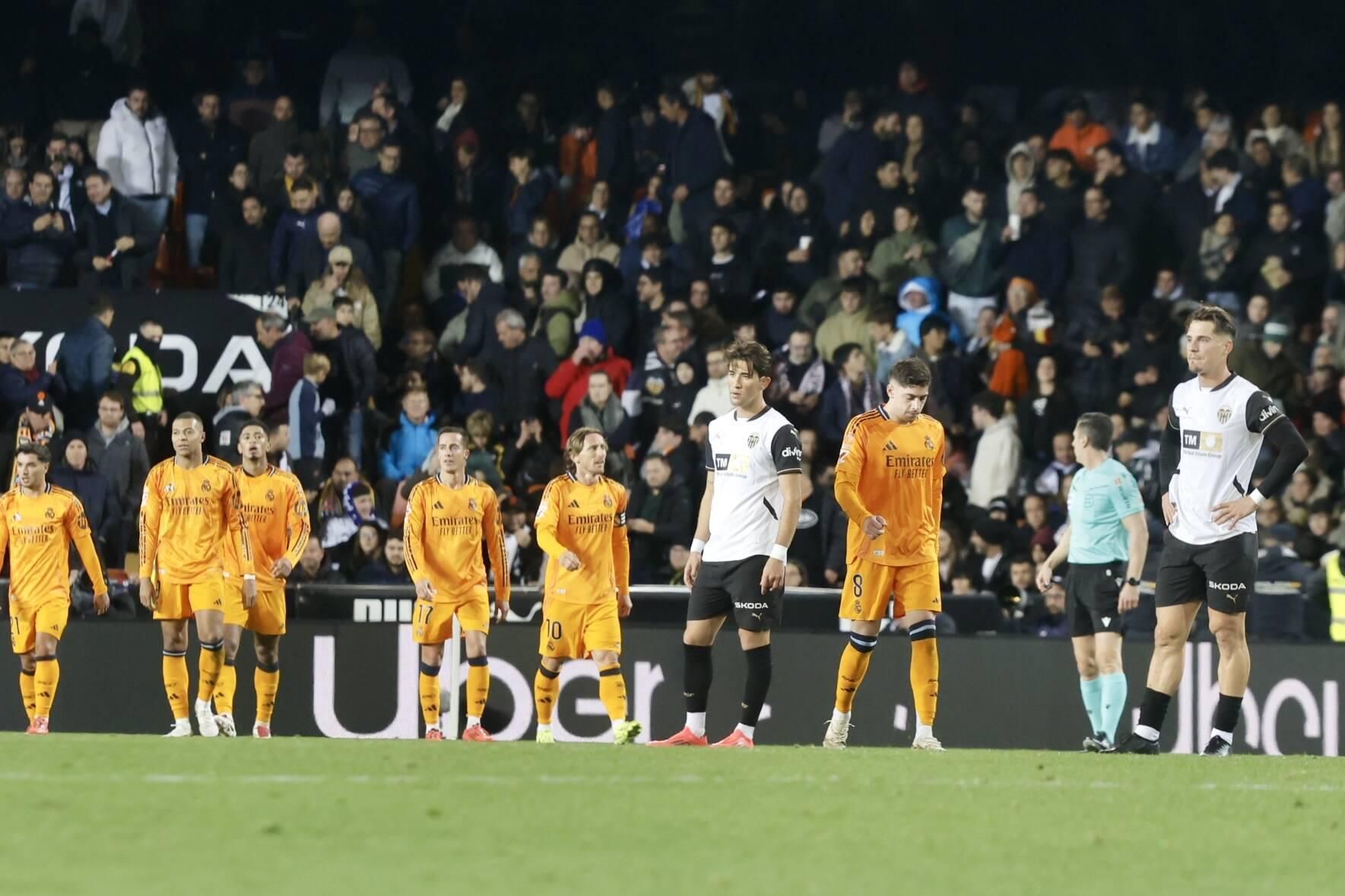 Las mejores fotos del partido entre el Valencia y el Real Madrid