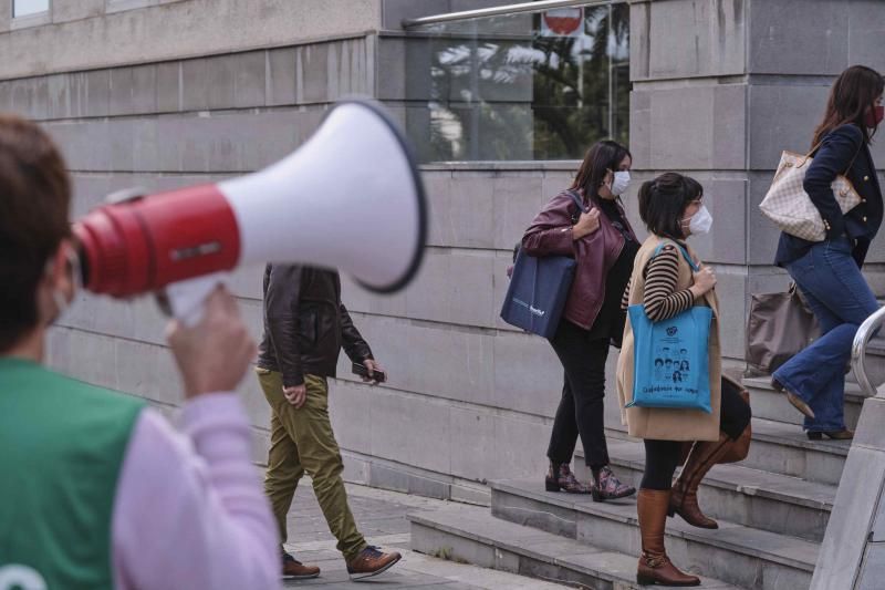 Declaración de Marian Franquet en el Palacio de Justicia