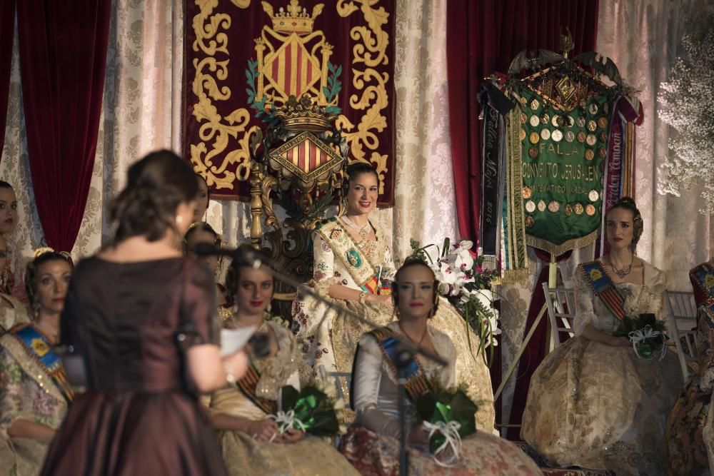 Presentación de las falleras mayores de Convento Jerusalén