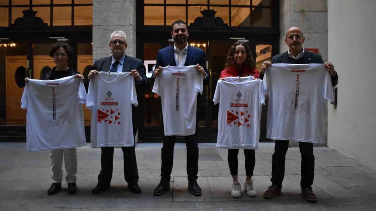 La presentació de la prova es va celebrar a l’Ajuntament de Girona.  | GEIEG