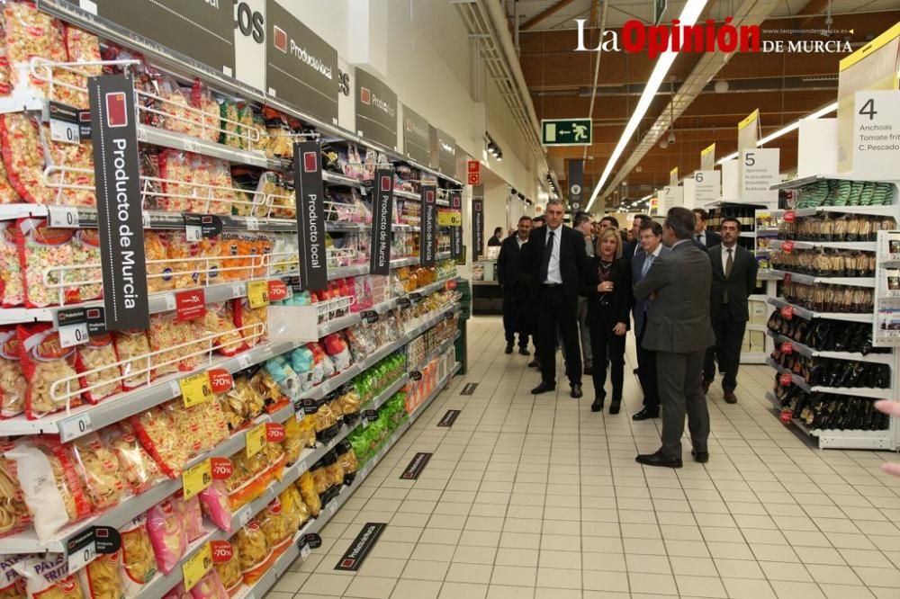 Acto de inauguración de Carrefour en Lorca