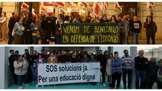 Educación cubrirá el 100% de sustituciones de profesores entre protestas en la calle en Castellón