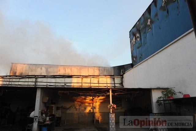 Así ha quedado la antigua fábrica de Rostoy tras el incendio en Murcia