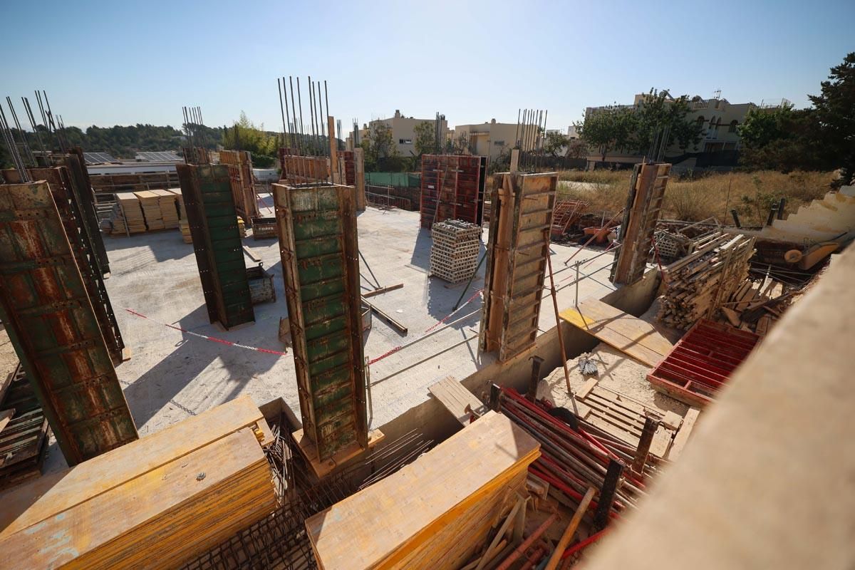 Galería: visita a las obras de la nueva escoleta de Sant Rafel