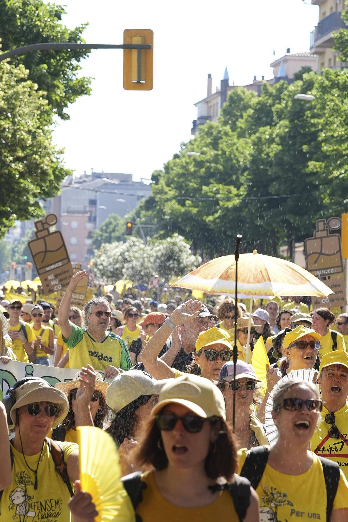 Les imatges de la nova jornada de vaga educativa a Girona