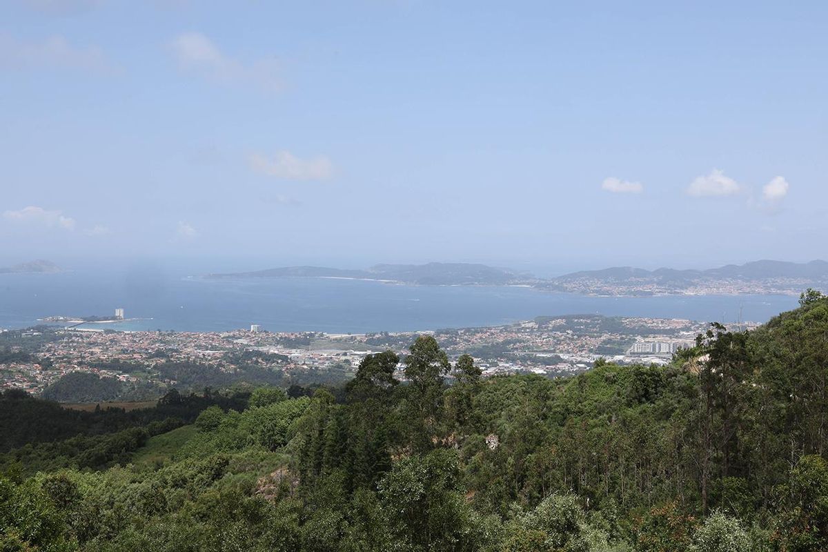 Una de las vistas desde el vigués Monte Cepudo