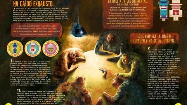 Doble página de 'El niño Nada', el nuevo cómic del dibujante e ilustrador Víctor Escandell.