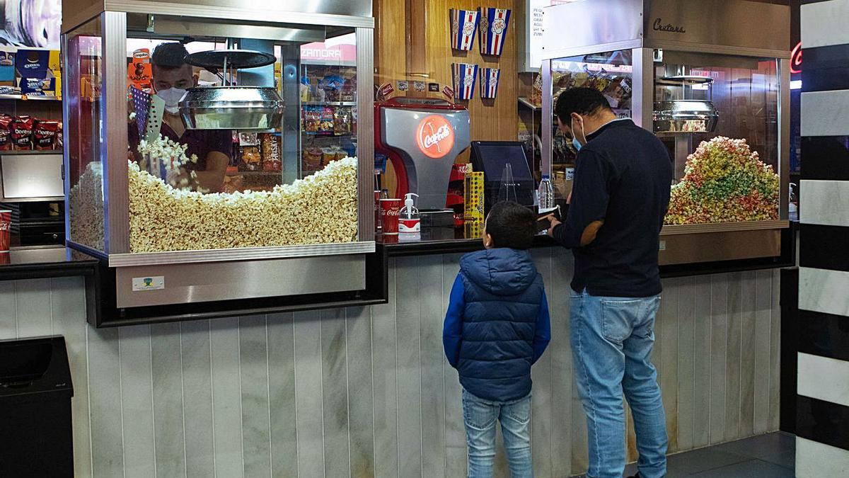 Palomitas en Multicines Zamora.