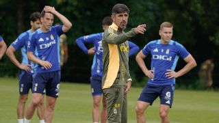 “¡Venga, que ese puede ser el gol del ascenso!”: así fue el optimista inicio de la semana de la gran final para el Real Oviedo