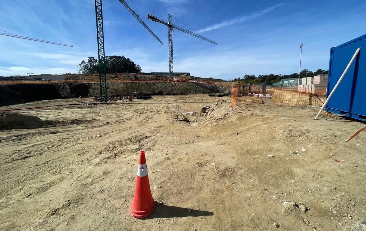 Espacio de la residencia Doral que ocupa el Celta para avanzar en la ampliación de Afouteza.