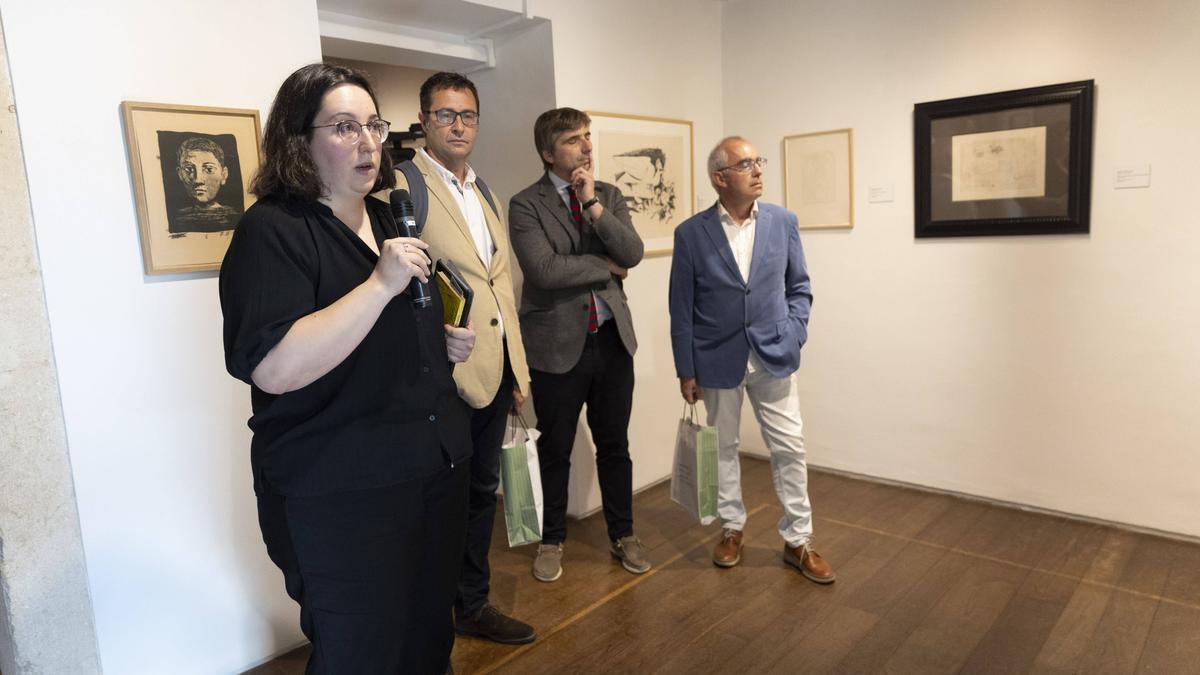 Museo Bellas Artes de Asturias. Inauguración de la exposición sobre grabados de Picasso