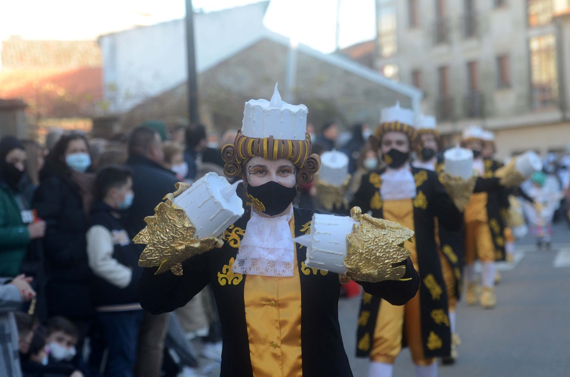 Desfile del Momo en Vilanova para despedir el Entroido 2022.