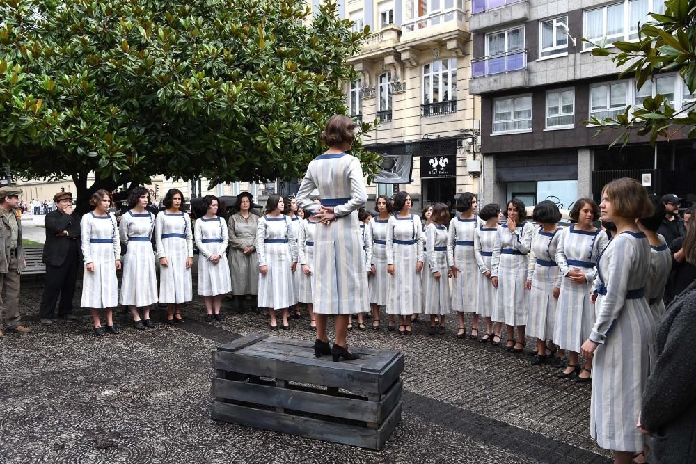 Rodaje de ''La sombra de la ley'' en A Coruña