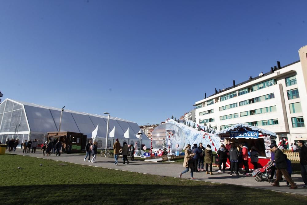 Adiós a la estrella de la Navidad en Gijón