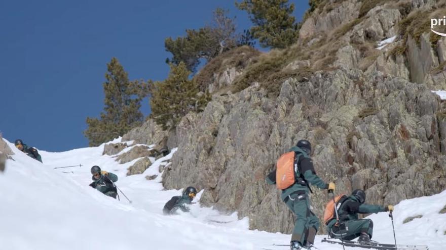 La nueva serie de Prime Video muestra cómo se forman los especialistas de montaña de la Guardia Civil en Aragón