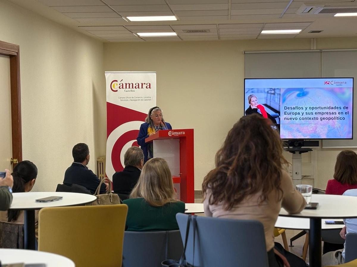 Intervención de la presidenta de la Cámara.