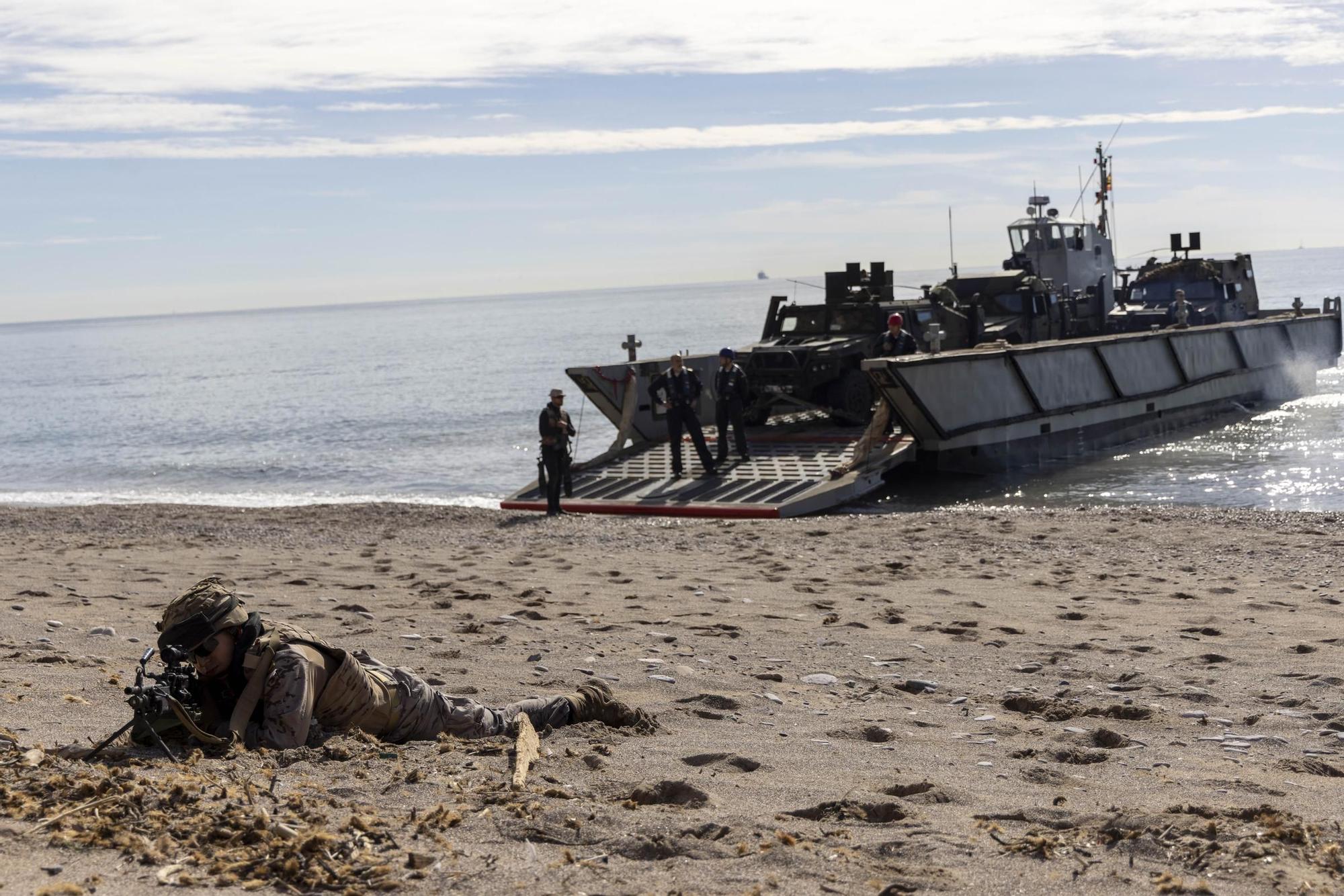 FOTOS: El Ejército de la OTAN se entrena en aguas de Cartagena