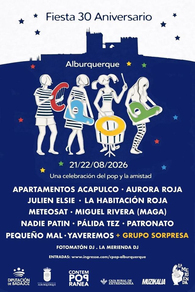 Cartel del 30 aniversario de 'Contempopránea'.