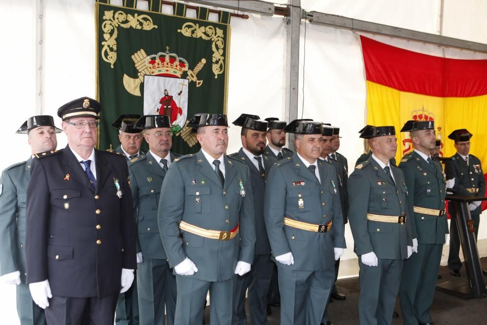 Fiesta de la Guardia Civil el día de su patrona en Gijón