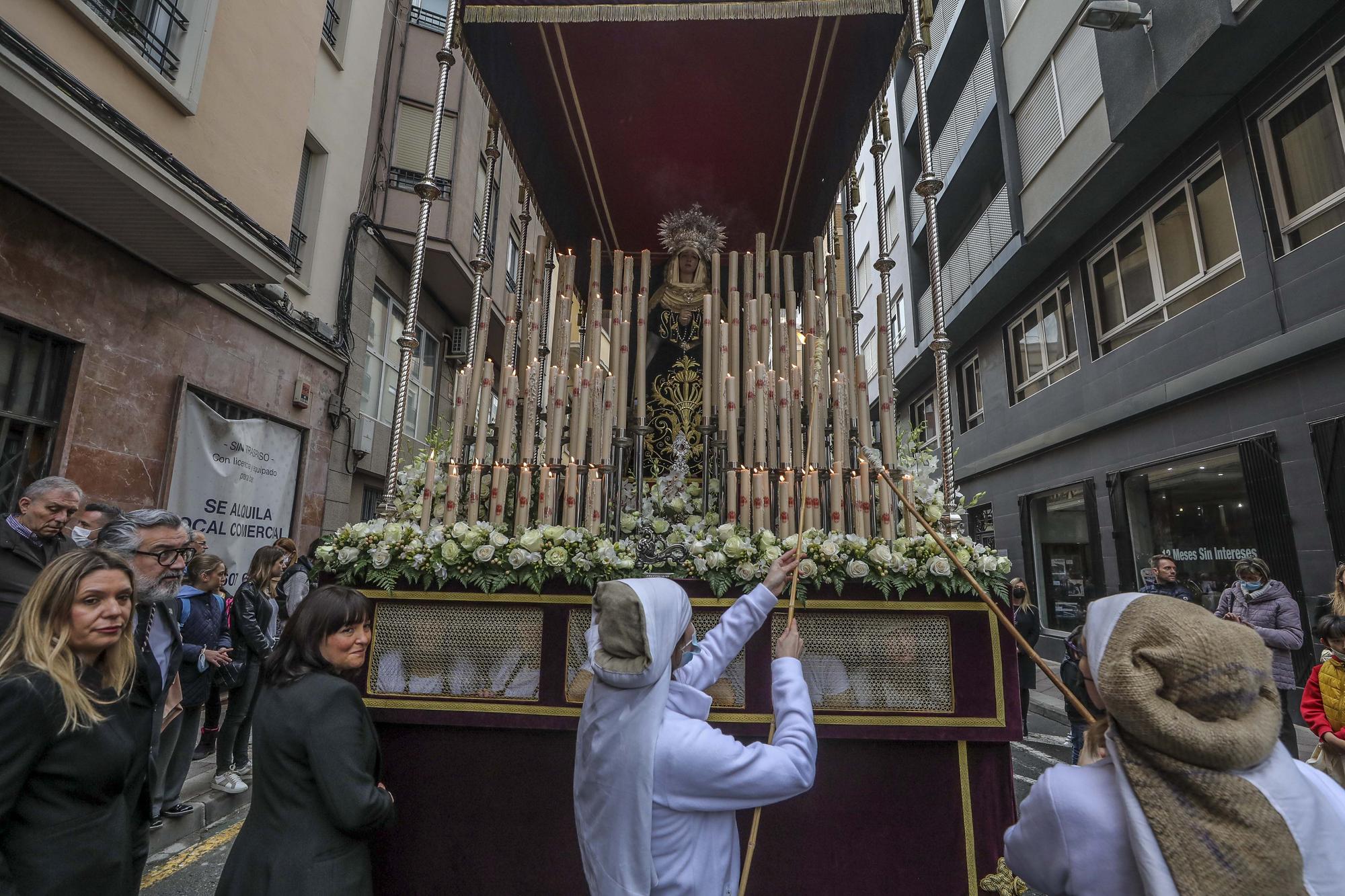 Procesiones Martes Santo Elche: La Sagrada Lanzada,Nuestro Padre Jesus de la Caida,La Santa Mujer Veronica,Santisimo Cristo del Perdon.