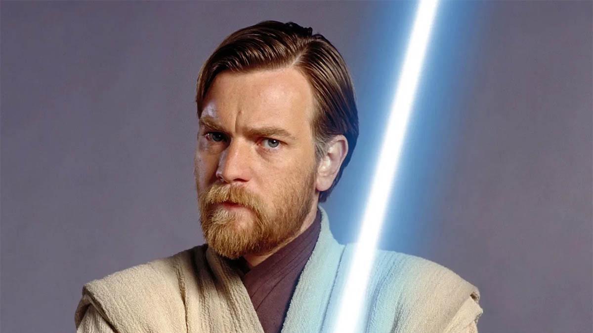 Ewan McGregor caracterizado como Obi-Wan Kenobi