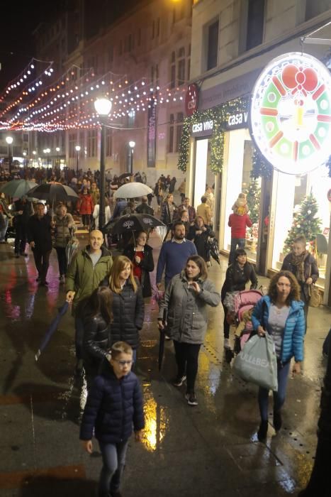 Luces de Navidad en Gijón